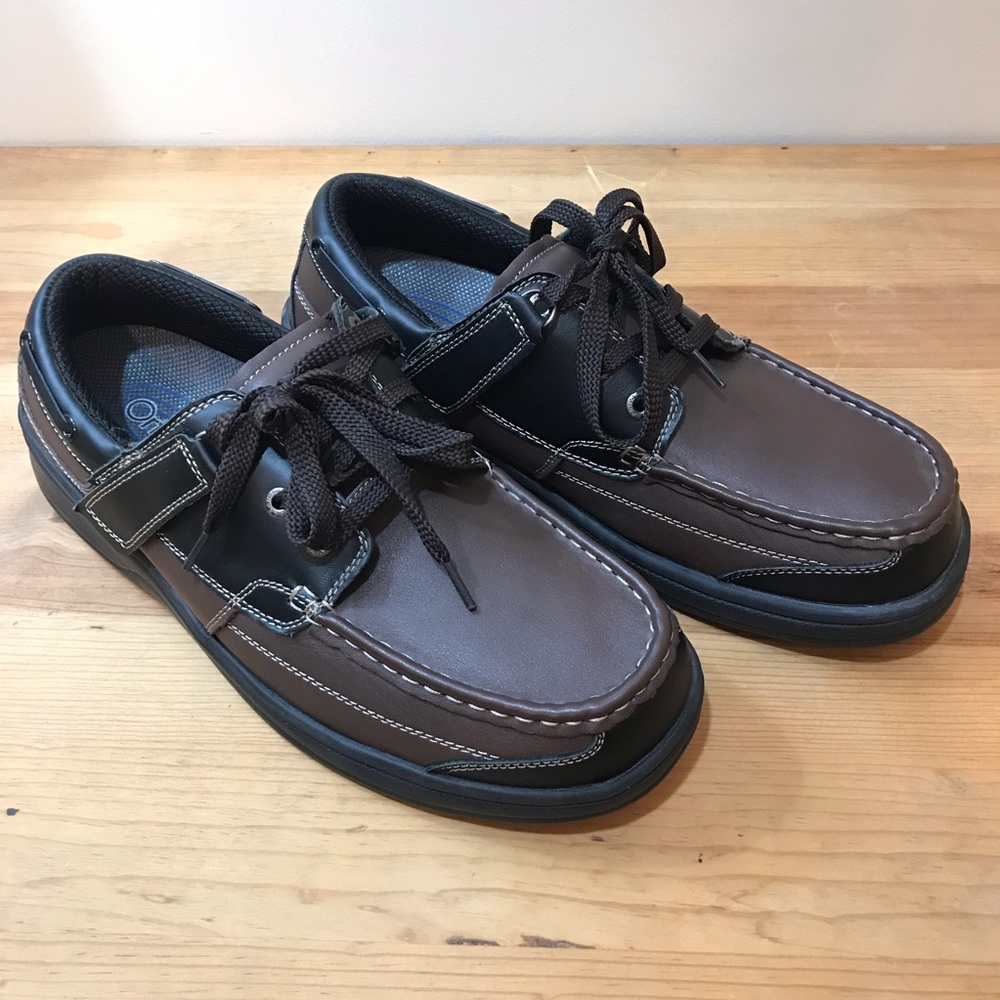 OrthoFeet Baton Rouge Tie-Less Lace Men’s Shoes 11